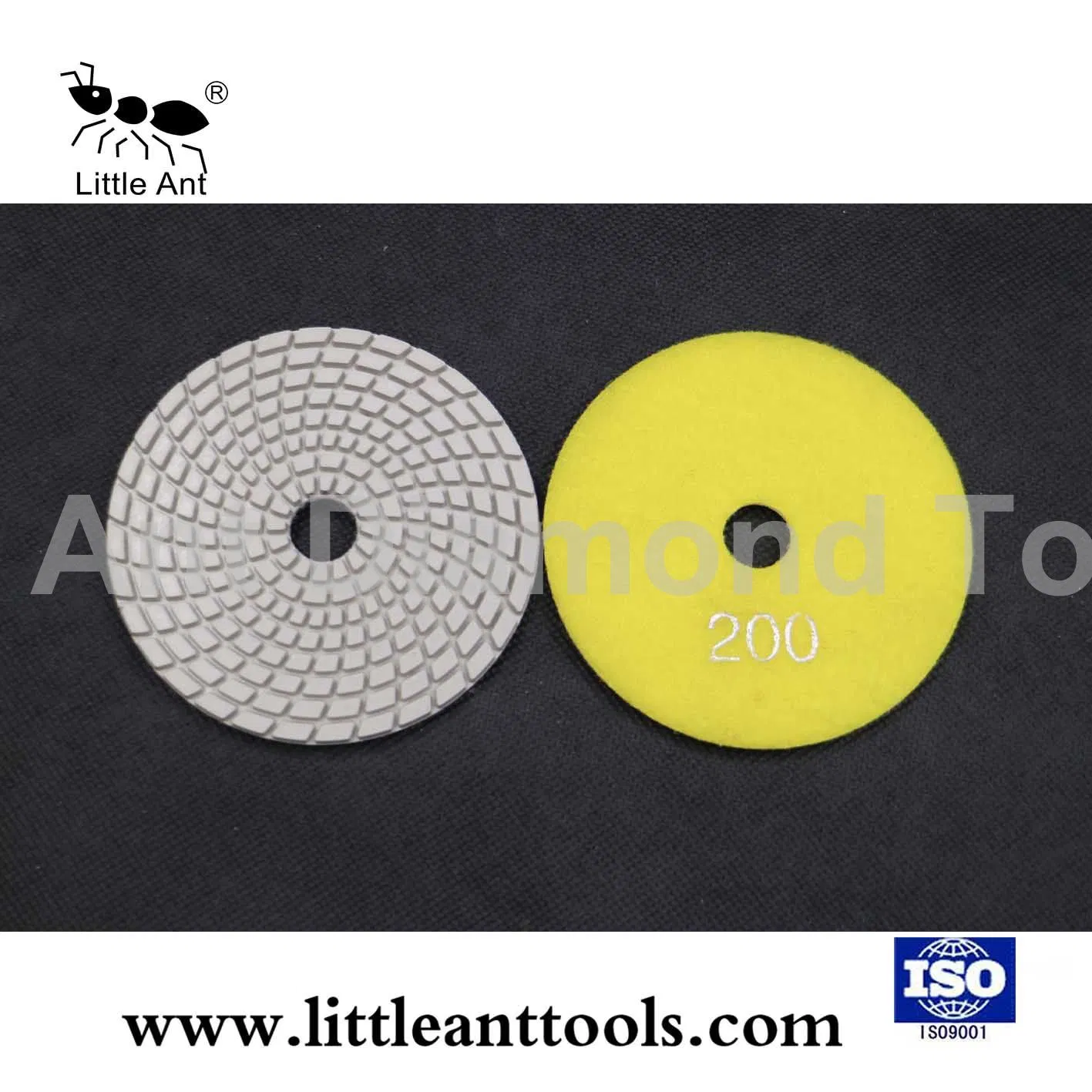 4" Diamond White Resin 7-Step Polishing Pad for Stone Marble Granite