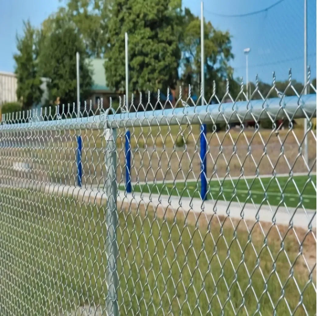 ISO9001 Standard Chain Link with Tension Wire