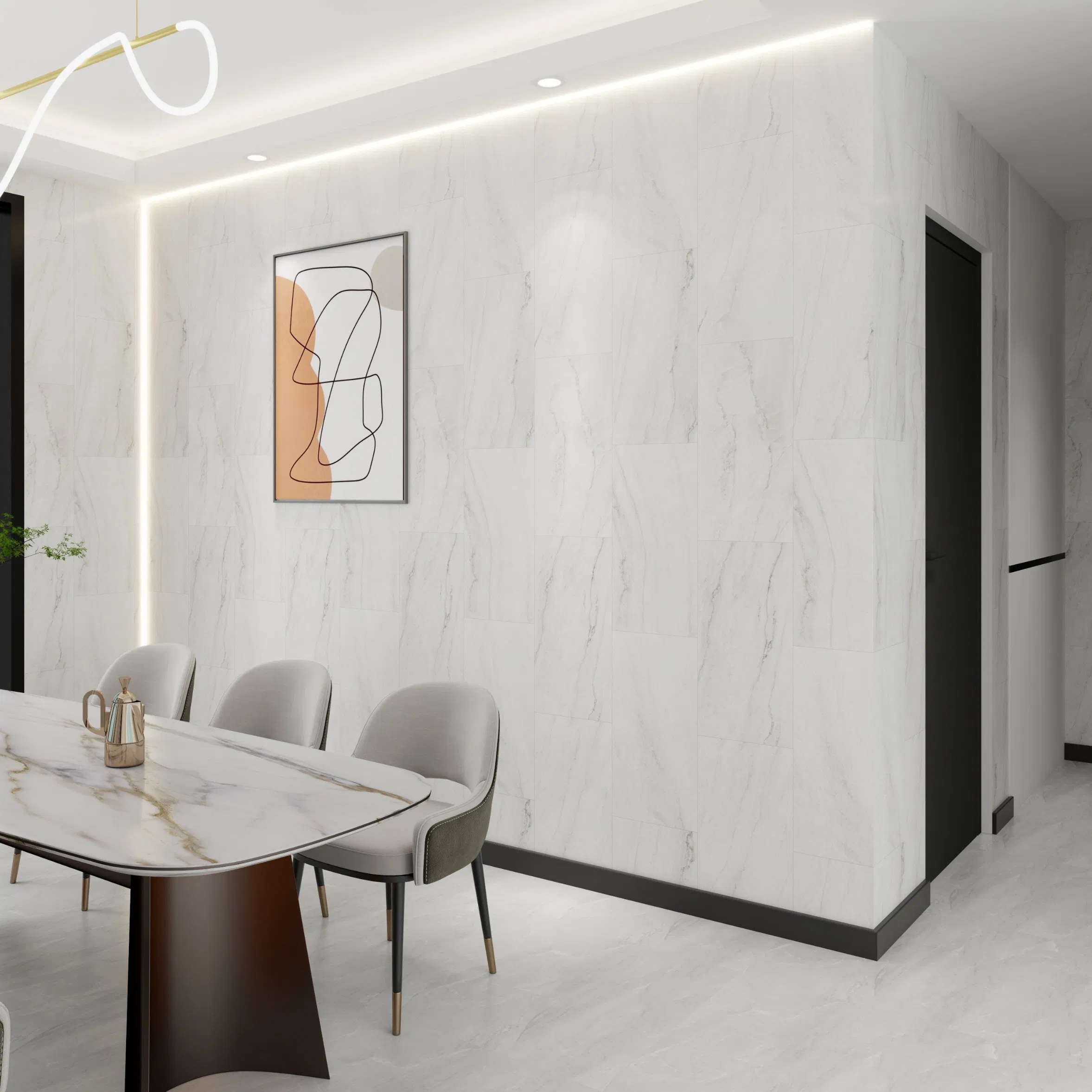 Quick Install No Curing PVC Spc Wall Panel Speed up Project Handover Us Fast Paced Market