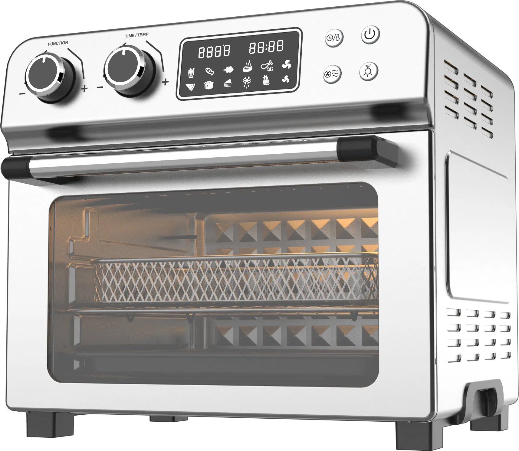 Power XL Digital Air Fryer Countertop Toaster Oven for Large Family