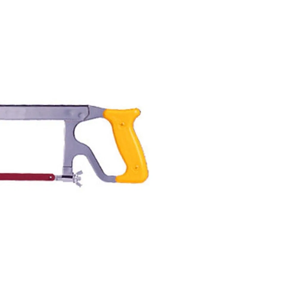 Adjustable Hacksaw Frame W/Plastic Handle, Plastic Painted