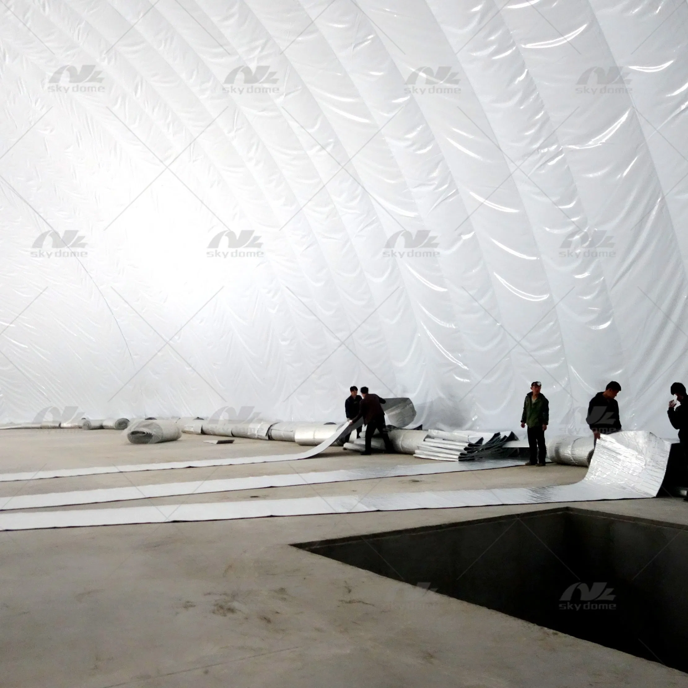 Special Air Supported Structure Domes for Acrobatics Performance