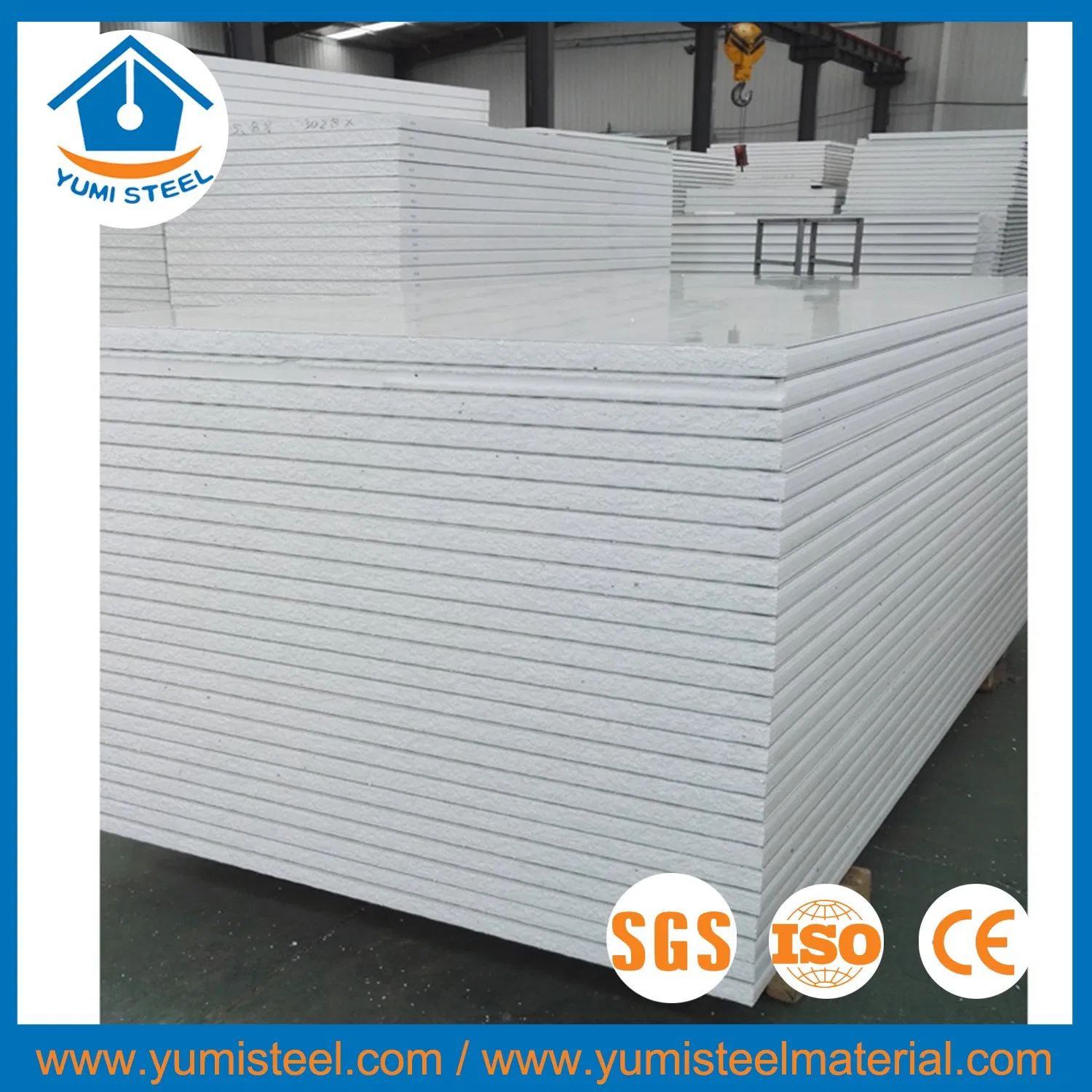 Cement Grey Favorable Decoration Building Material EPS Ssandwich Panel for Wall/Roof