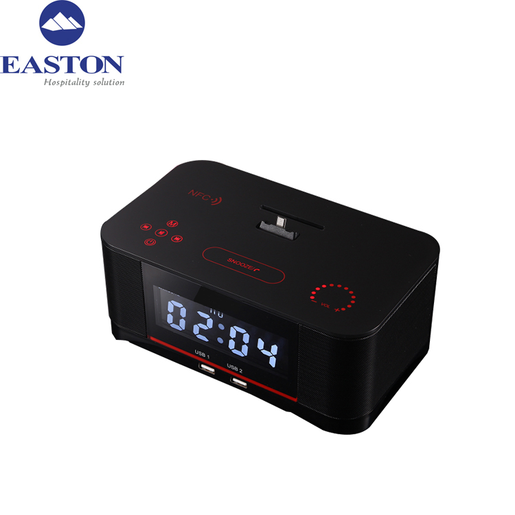 Hot Selling Hotel Customized Table Bluetooth Docking Station Black
