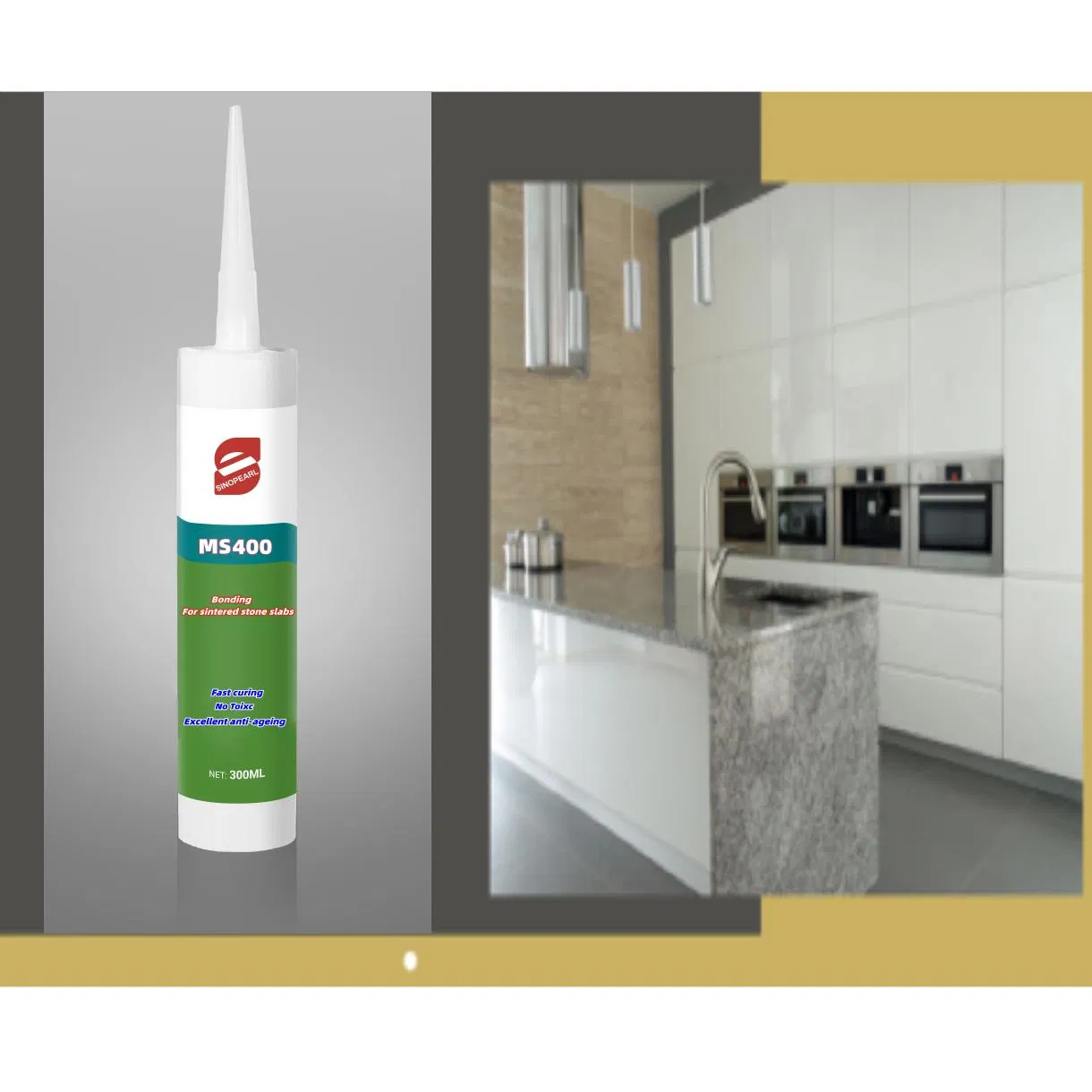 Slate Glue for Sintered Stone Slabs Anti-Aging Easy to Use Made in China
