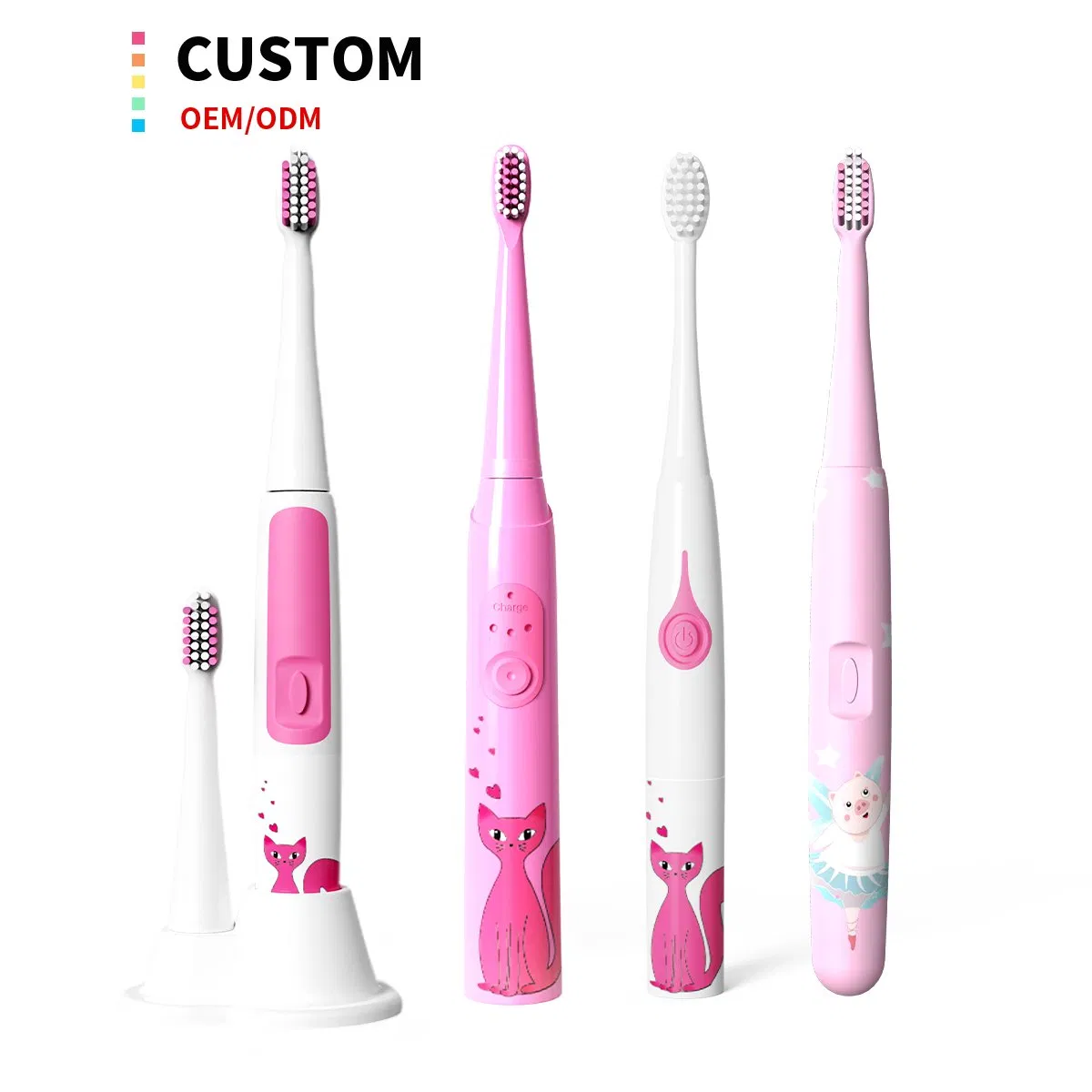 Soft Silicone Automatic Children Electric Toothbrush for Kids Baby Sonic Toothbrush