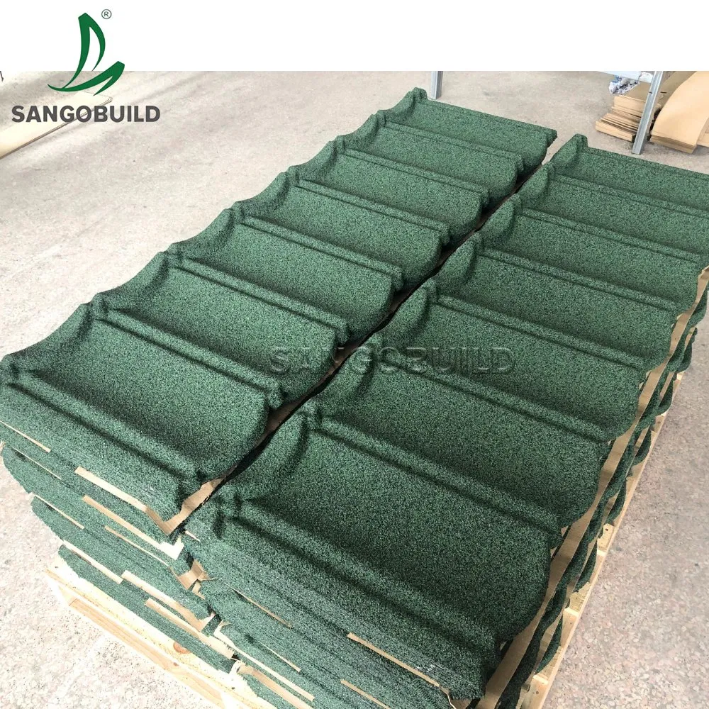 Chinese Factory Metal Roofing Sheet Building Material Stone Coated Metal Roof Tile