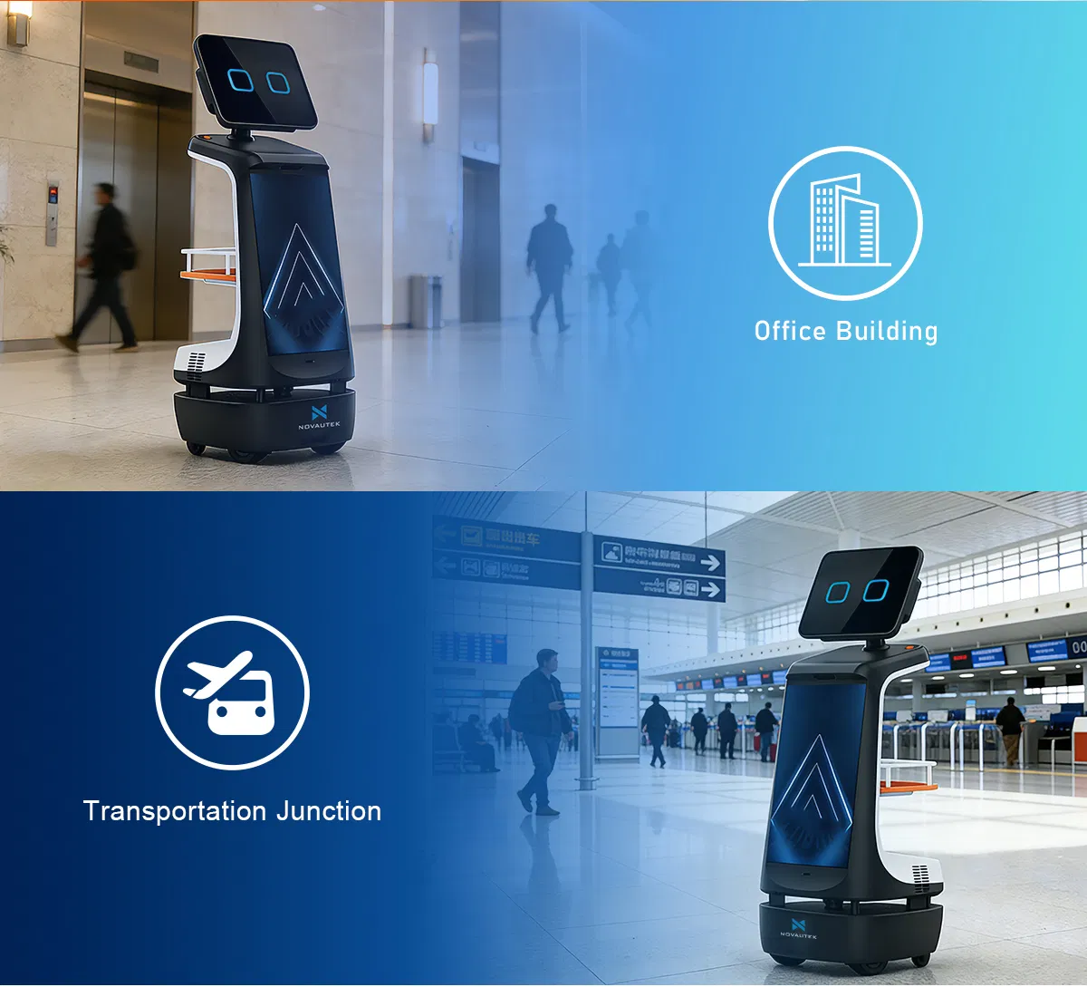 All-in-One Smart Reception with Facial Recognition, Interactive Guidance, and Autonomous Navigation Welcome Robot