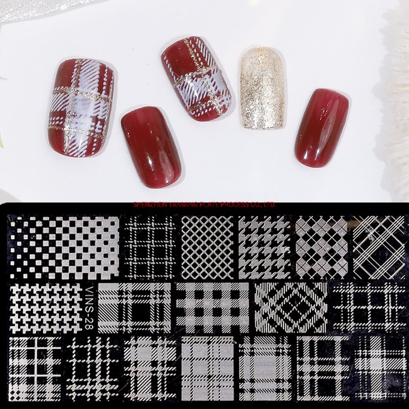 Custom Printing Rich Patterns DIY Metal Nail Art Stamping Plate