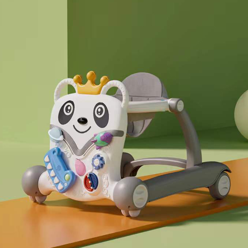 Modern Style Toddler Trolley Infant Fitness Multifunctional Music Baby Walker