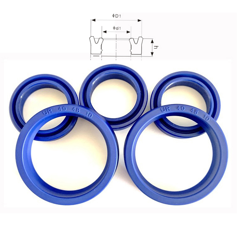 UR/UP/H605 PU Hydraulic Oil Seal with Secondary Lip Polyurethane Seal