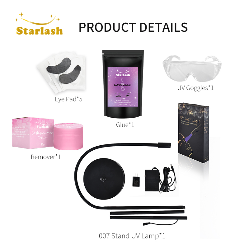 Starlash 007 Beam Light System Lash Glue Extension Kit