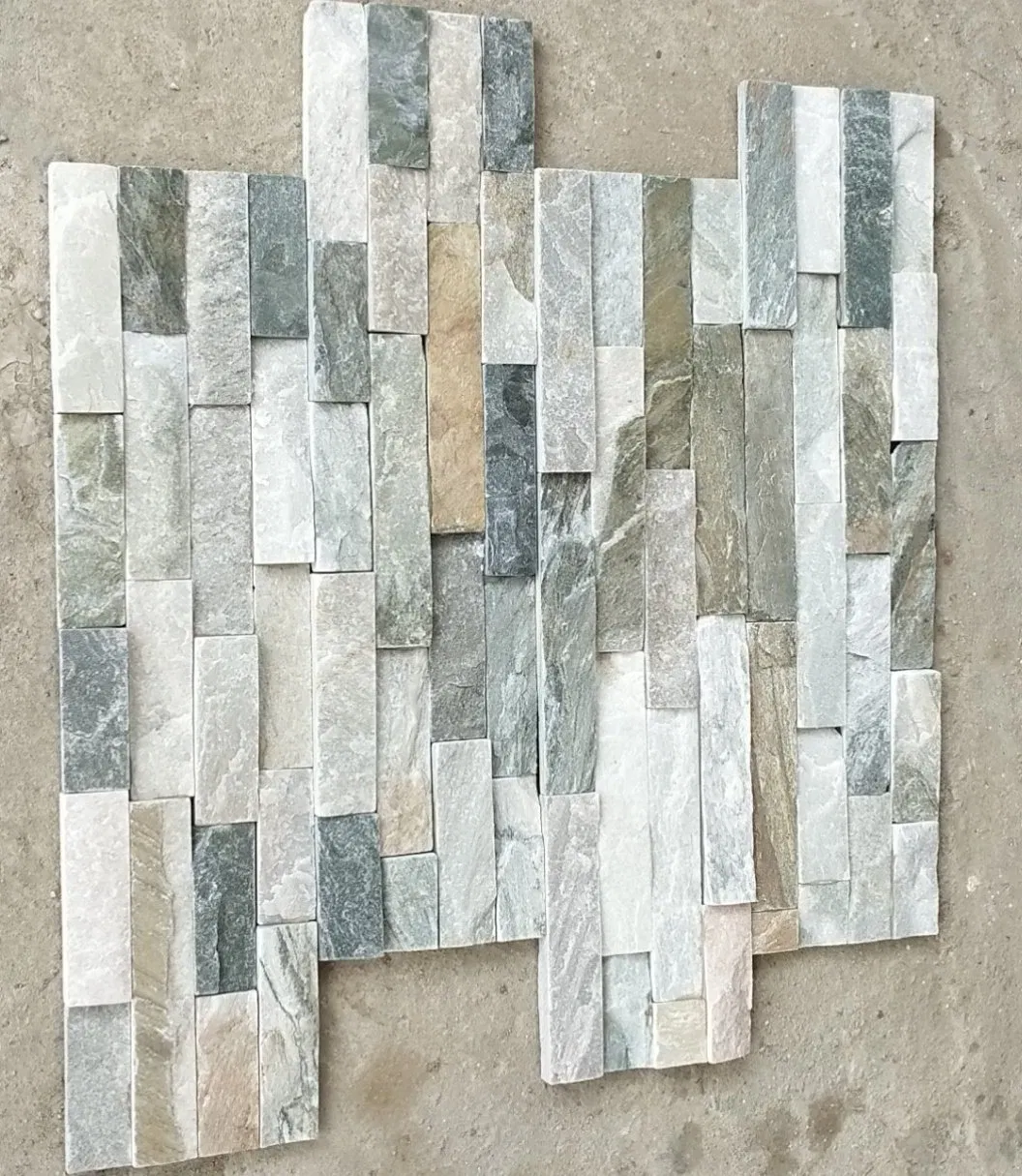 Natural Stone Black Slate Facade Cladding Exterior Wall Tiles