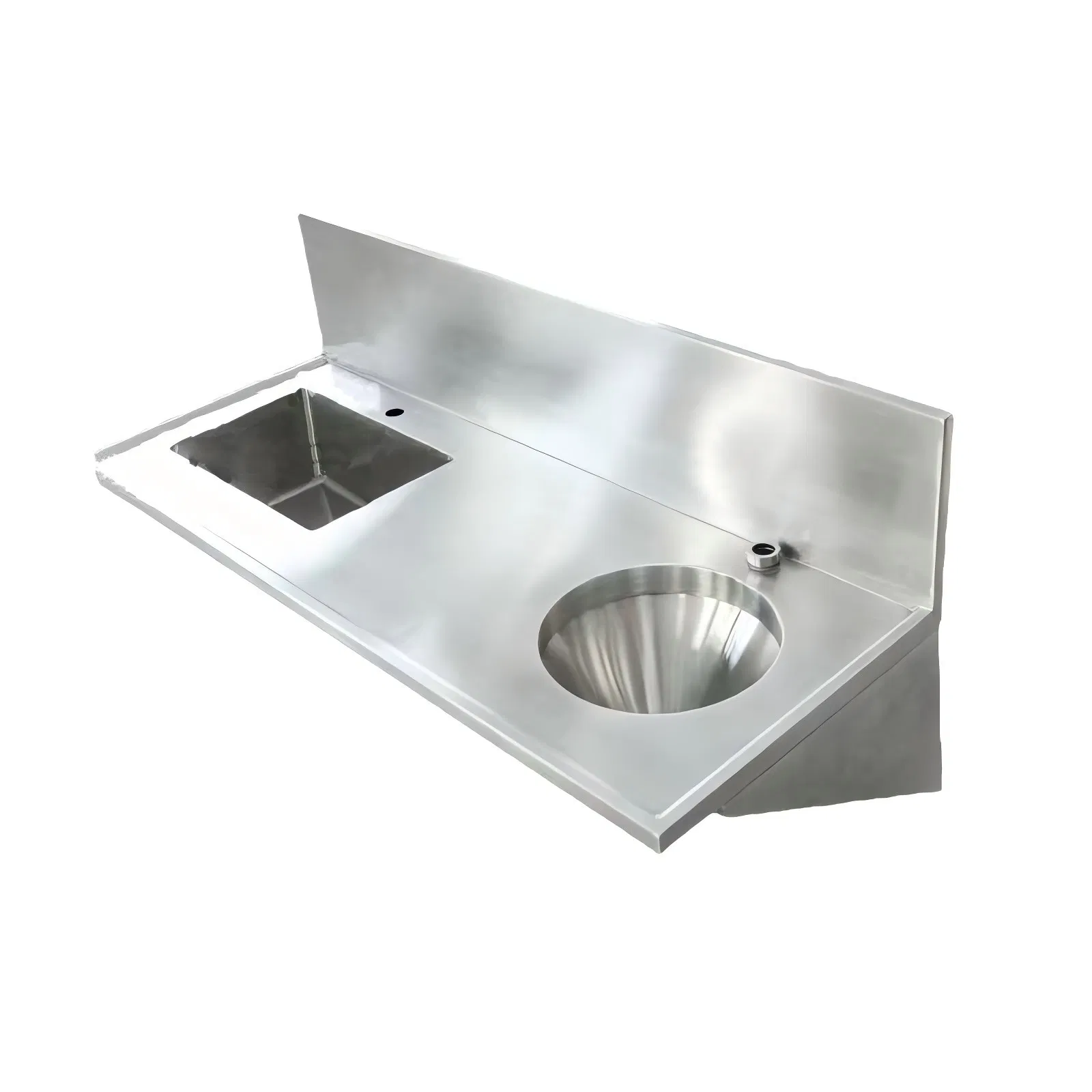 Premium Double Clinic Sink in Durable Stainless Steel for Health Facilities