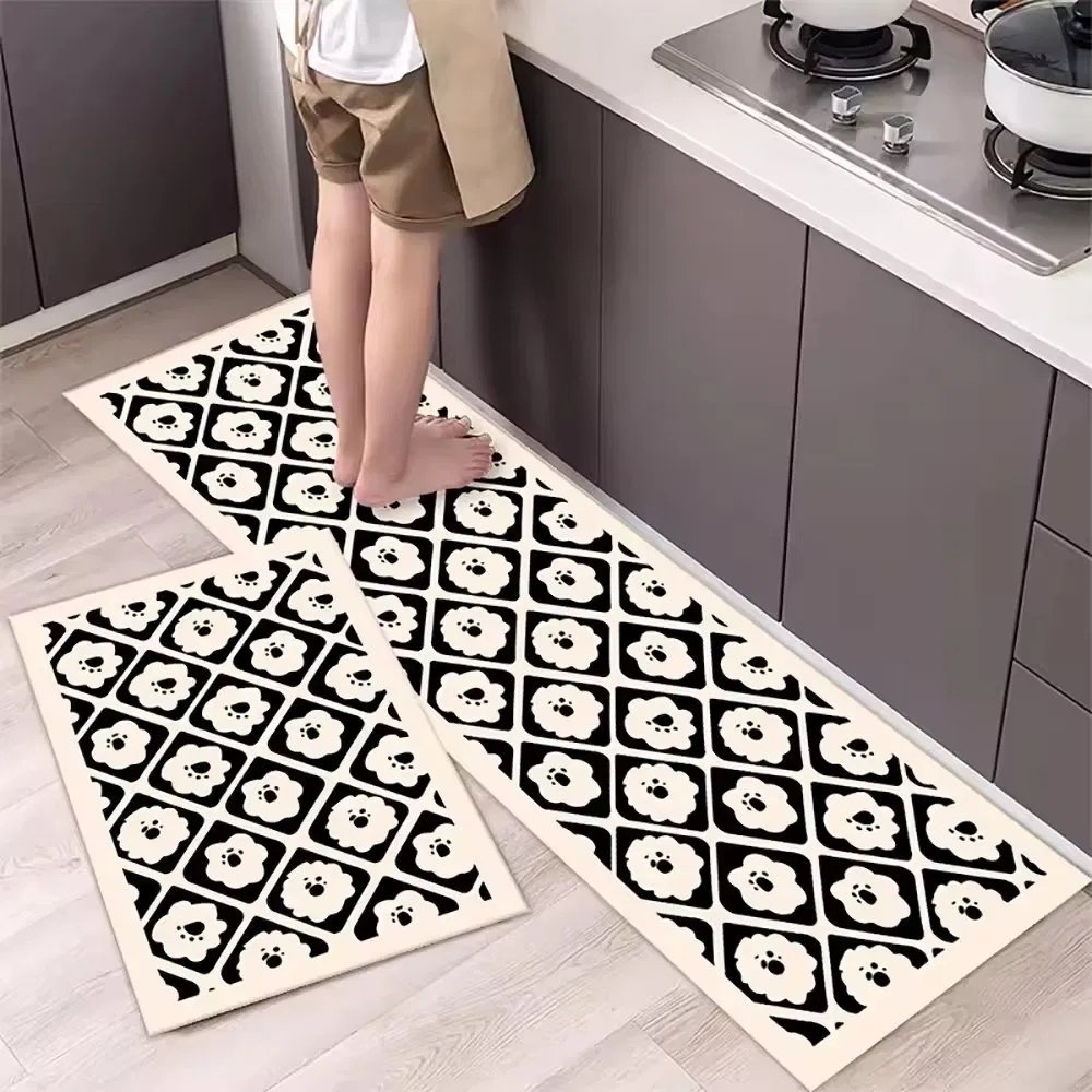 PVC Foam Kitchen Floor Mat Novelty Design China Factory Supply Washable Non-Slip Waterproof Door Mat