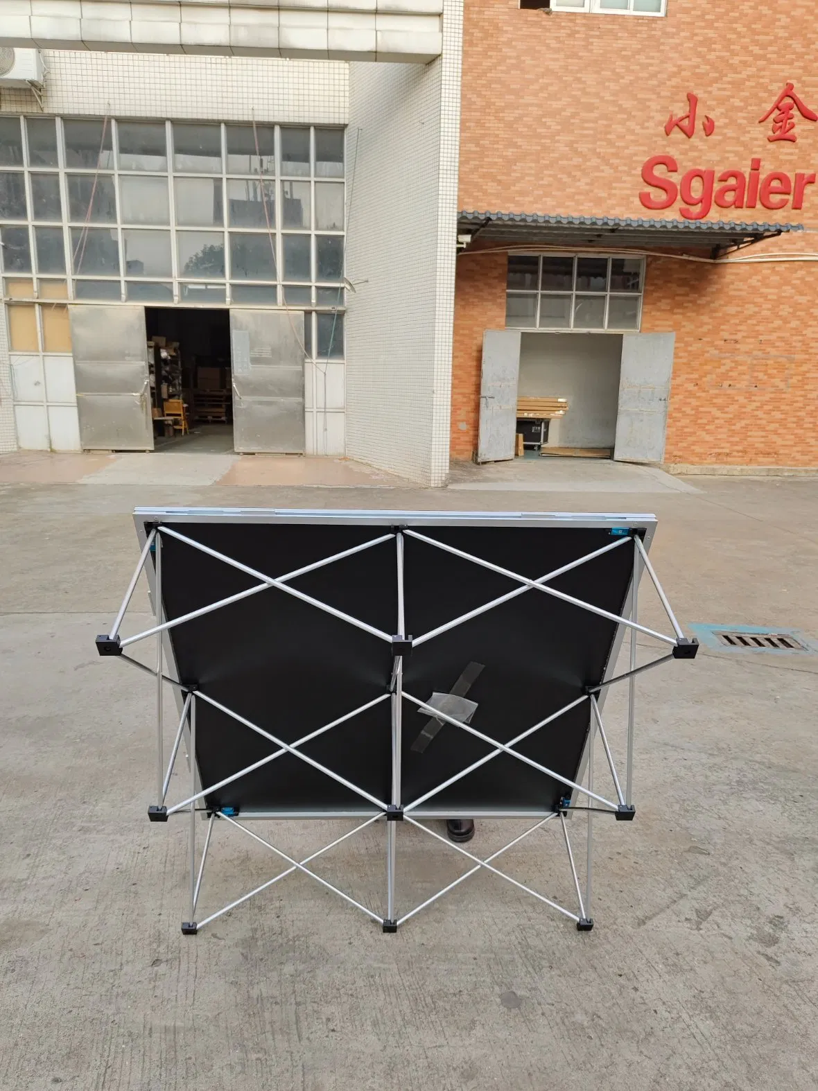 on Sale Folding Aluminum Wedding Event Movable Portable Mobile Stage with Plywood Panel