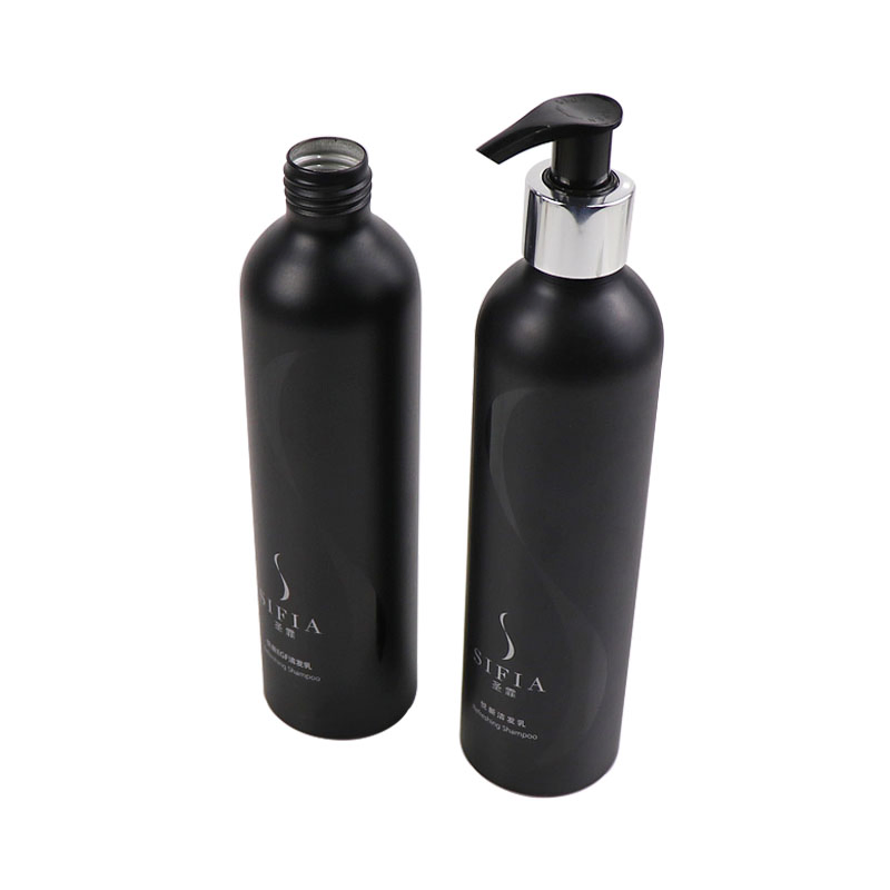 Custom Cosmetic Shampoo Lotion Aluminum Bottle 250ml