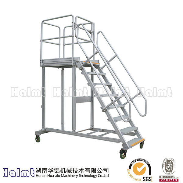 Customized Industrial Aluminium Platform Step Ladders