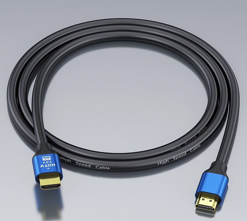 Dual Color High Speed HDMI Flat Cable V2.0 Moulded Plug