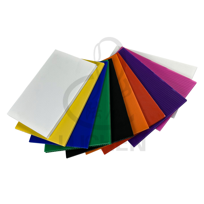 Commerical Grade Solid Color Hollow Corrugatred Plastic Sheet