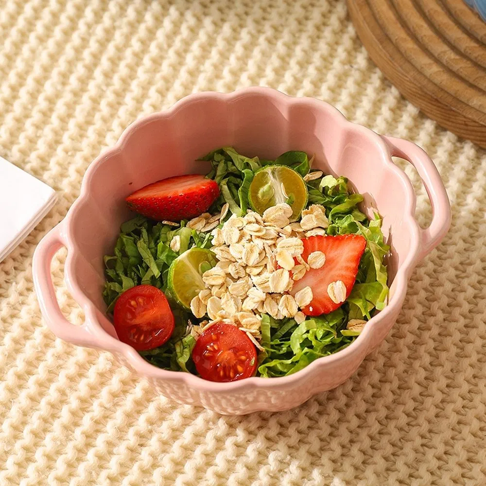 Strong Load Bearing Capacity High Hardness Ceramic Bowl for Restaurants
