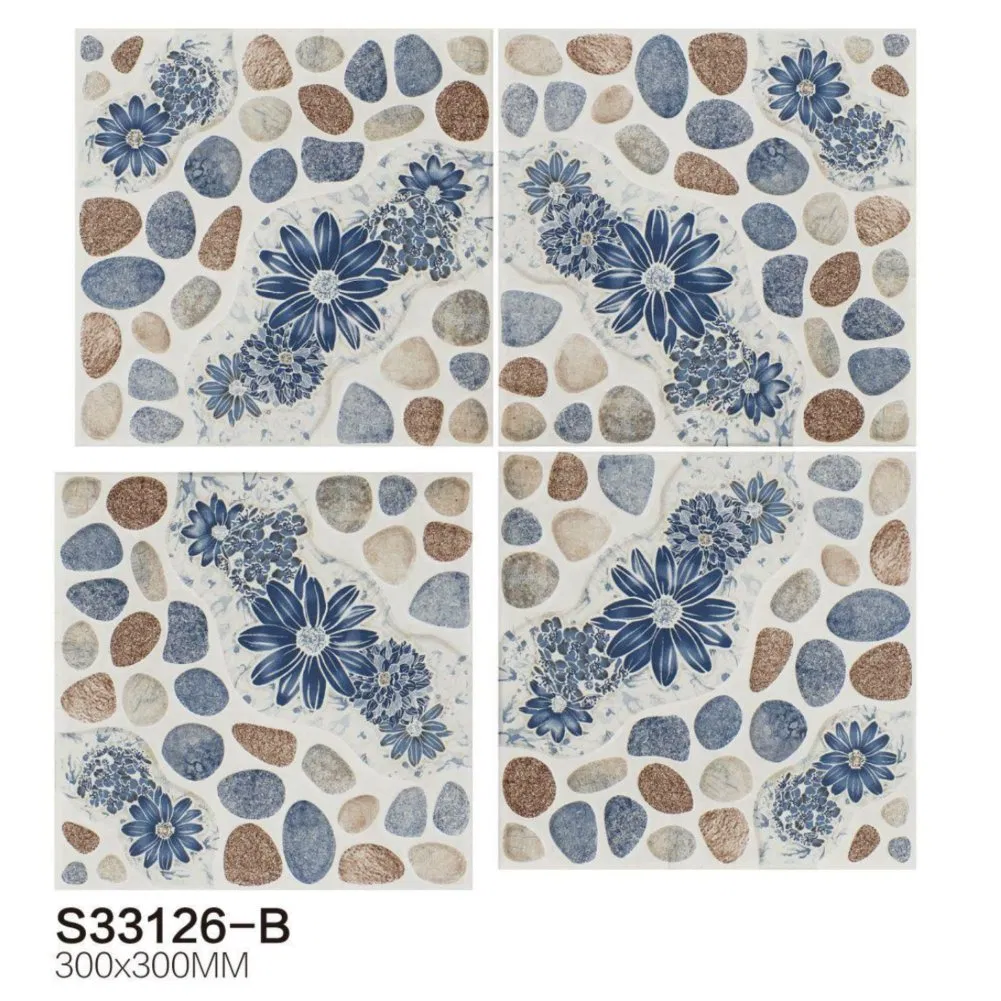 Керамическая плитка 300x300 мм с цветочным узором