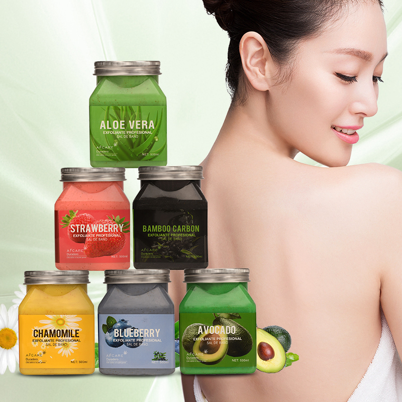 Private Label Natural Organic Exfoliantes Face Scrubs Deep Cleansing Whitening Fruit Sugar Body Scrub