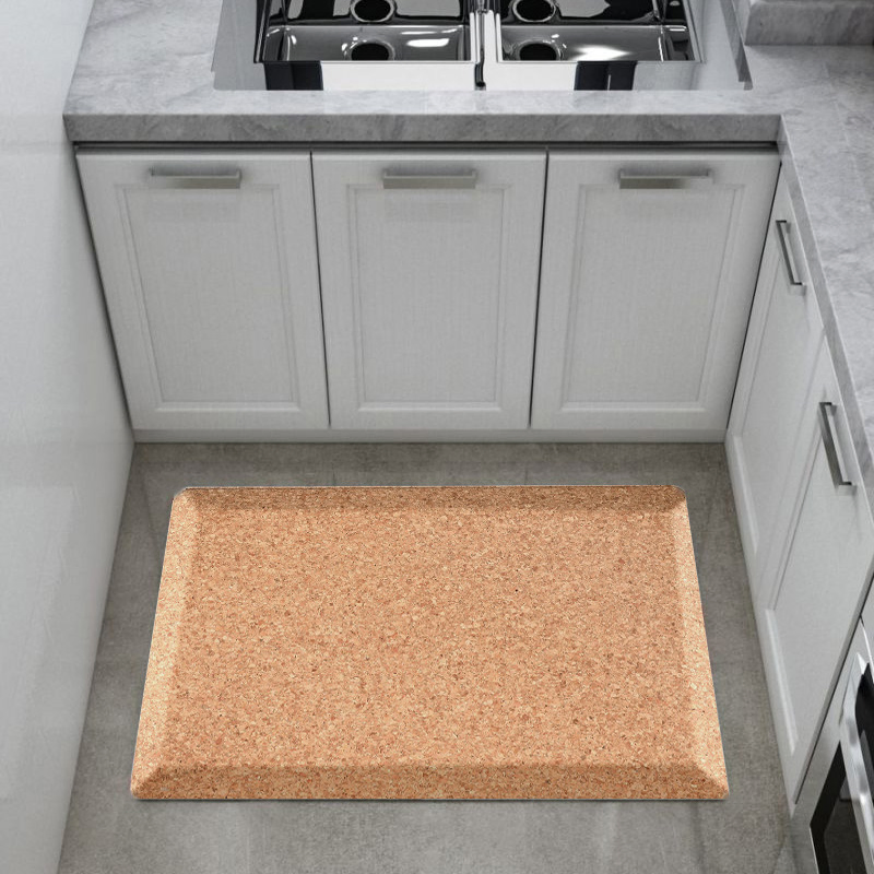 China Little Dolphin Factory Custom Made Woodgrain Anti-Fatigue Kitchen Office Standing Mats
