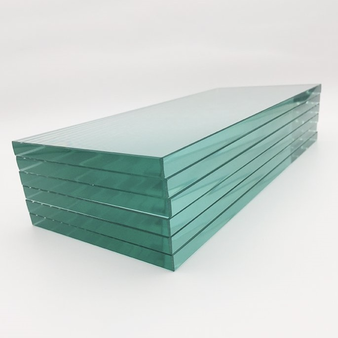 Thick Clear Flat Tempered Toughened Glass for Shower Room Ultra Clear Glass