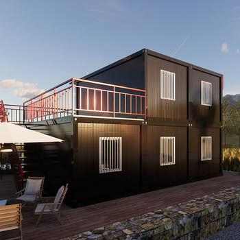 New Easy Installation Warehouse Villa Transportable Prefab Mobile Home Modular Portable Container House for Hotel