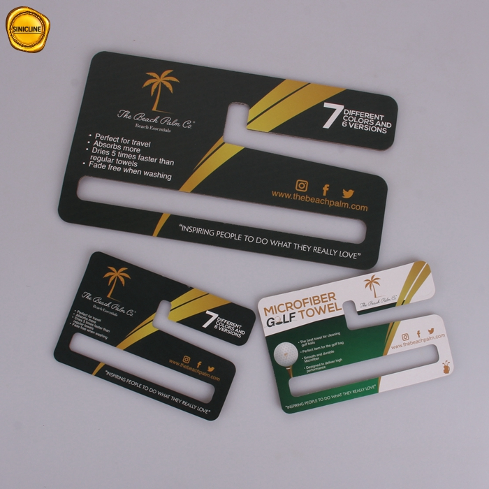 Sinicline Custom Recycled Paper Scarf Hanger Tie Hanger Belt Hanger