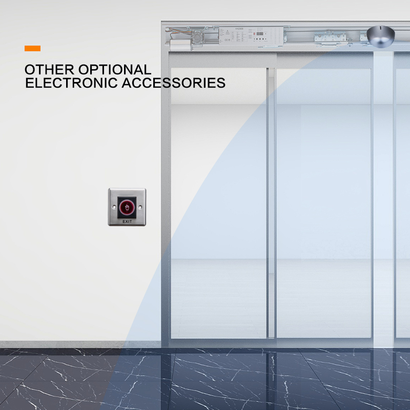 200kg 24V Motor Sliding Doors Commercial Automatic Door with Factory Price Hh200b
