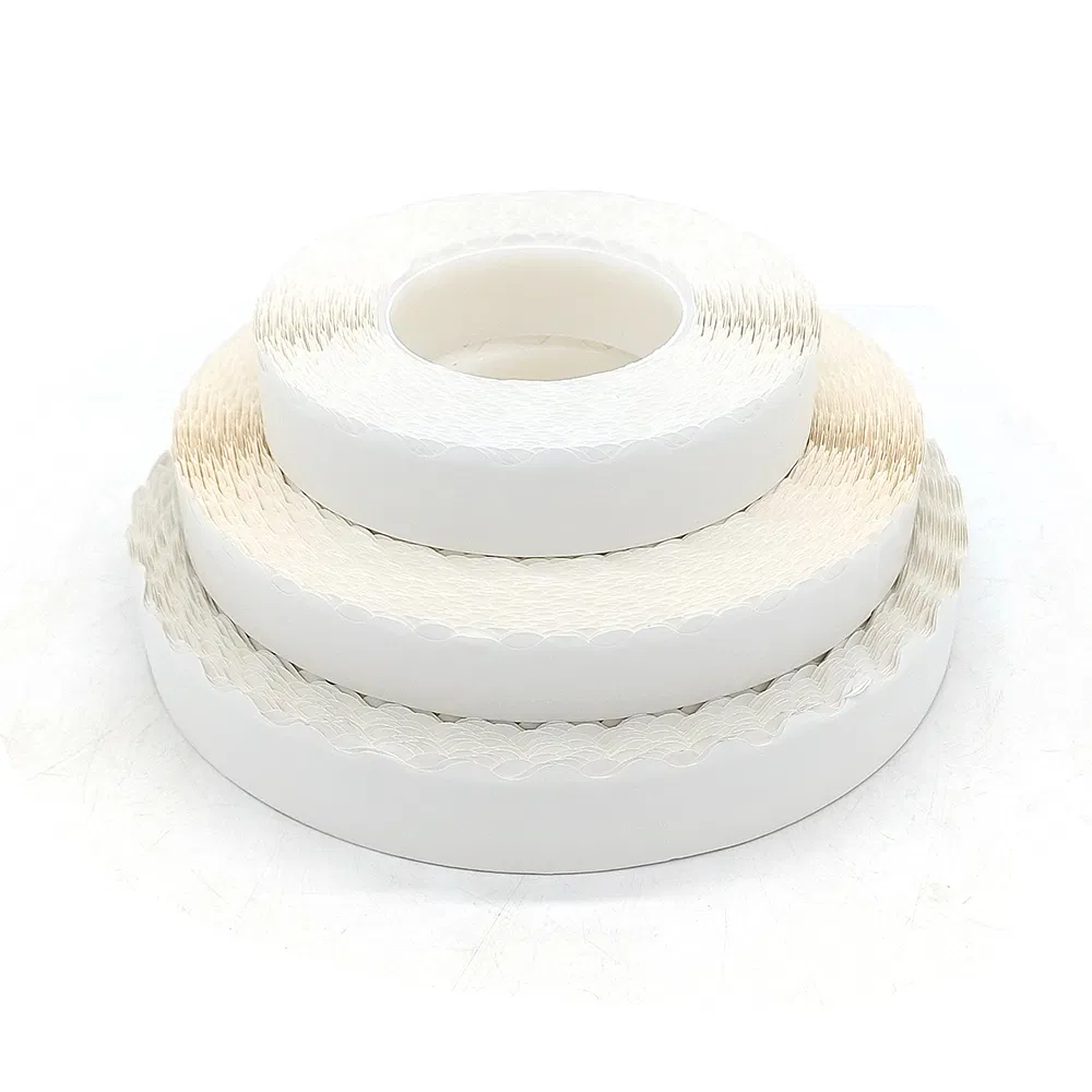 Environmental Zipper Double Side Tape Wave Edge Lace Tissue Paper Double Sided Tape for Carton Sealing