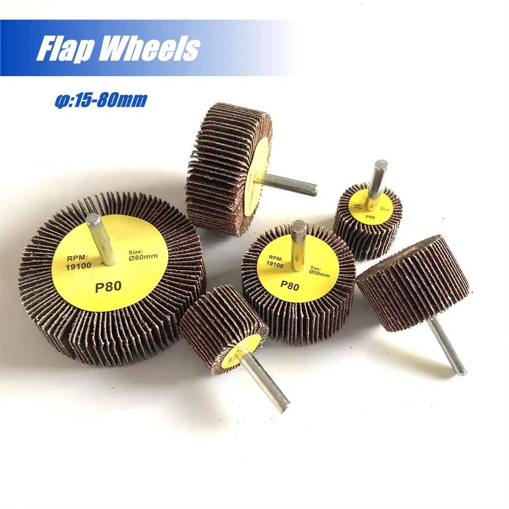 Лепестковый шлифовальный круг 50 мм, алюминиевый оксид, 80#