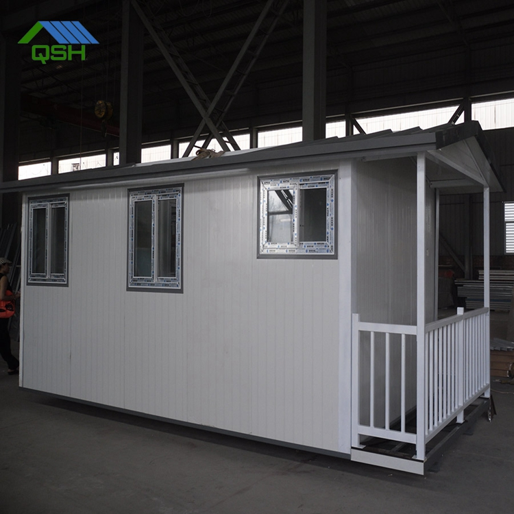 2 Bedroom Prefabricated Building Wooden Bungalow Prefab Home/House