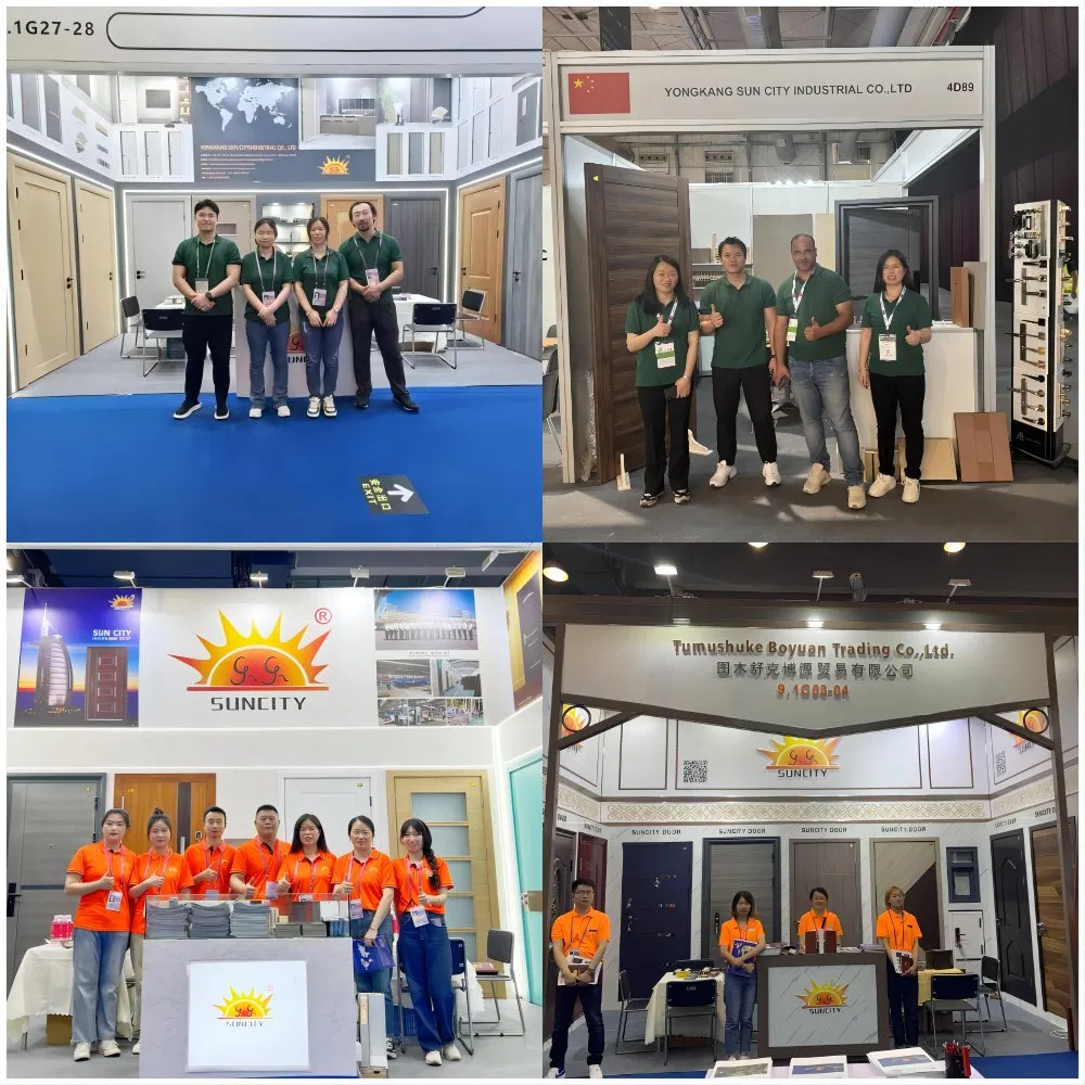 Wholesale Price Indoor Wood-Plastic Doors Indoor WPC Wood-Plastic Doors Waterproof WPC Bathroom Doors for Home