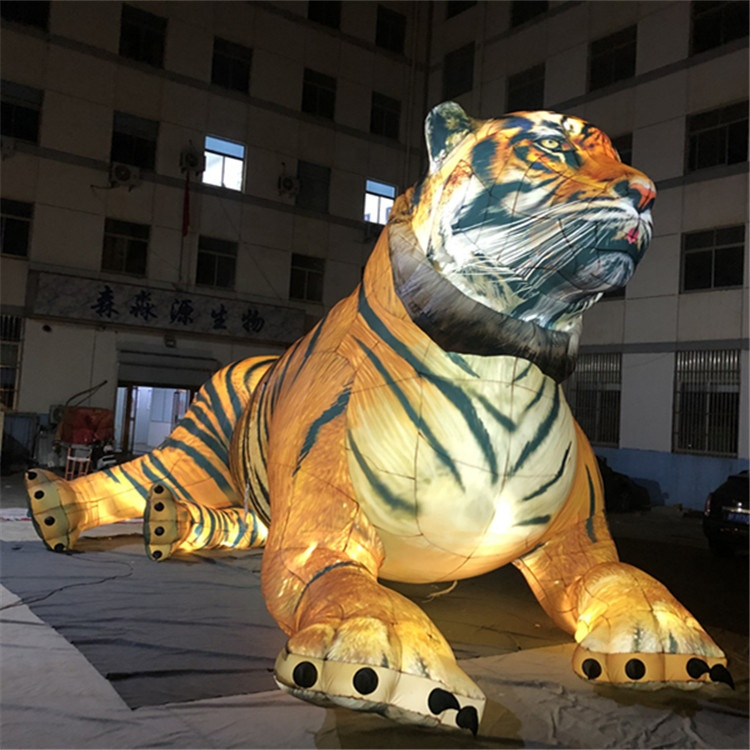 Boyi Giant Inflatable Advertising Animal Cartoon Tiger