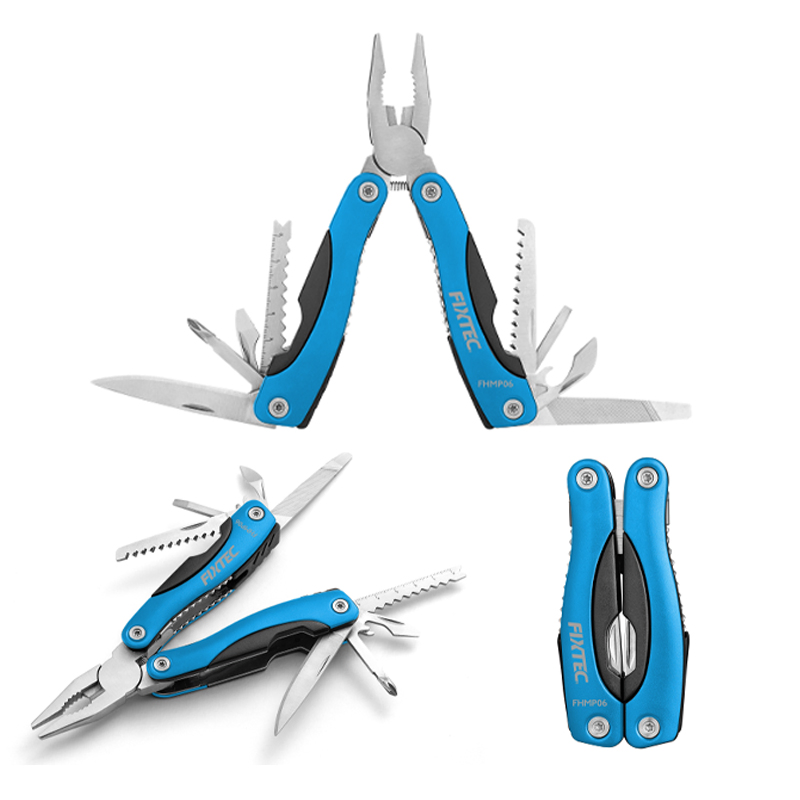 Fixtec Survival Pliers Stainless Steel Hand Tool Multi Tools Multi Function Folding Pocket Pliers