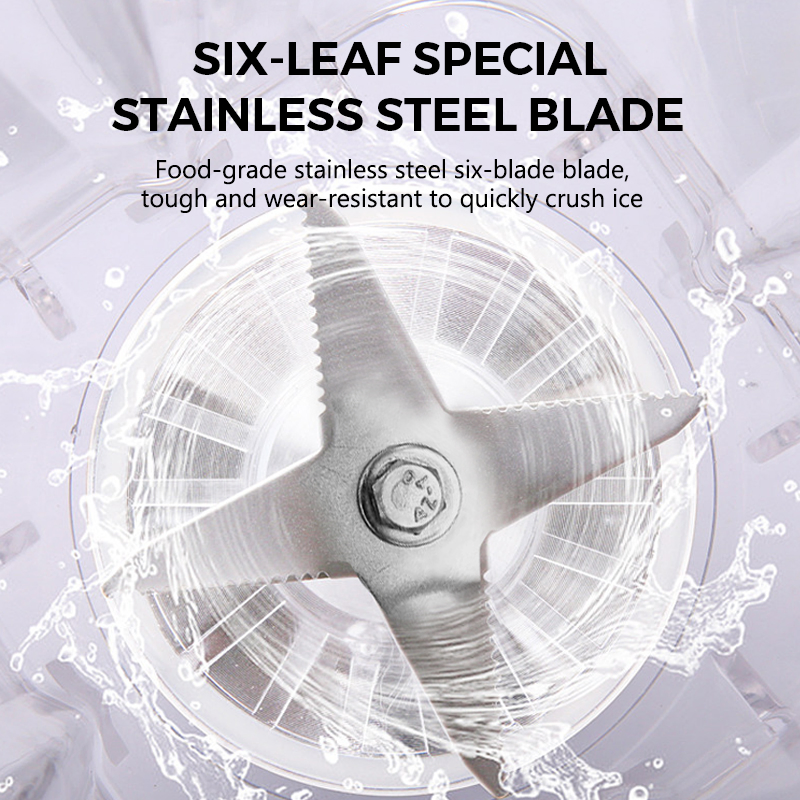 Crest Blender and Mixer Juicer Blender Food Machine Factory Direct Sale 2200W Silver Commercial Blender Electric Plastic