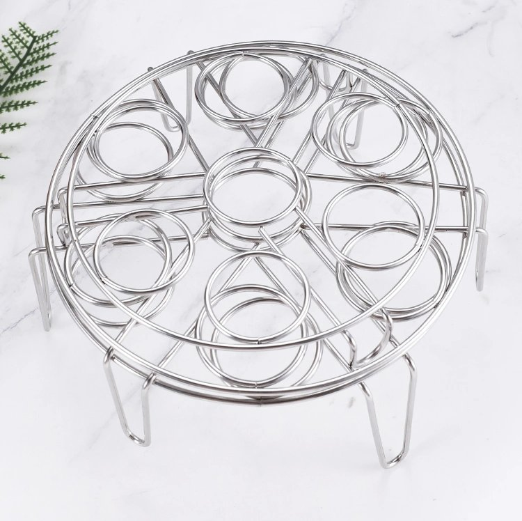 Futeng Home Multi Functional Waterproof Stainless Steel Steamed Egg Rack Egg Steamer