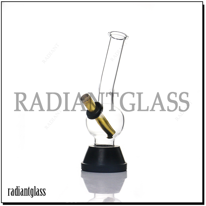 Ball Black Seat Hookah Glass Water Pipe Smoking Crack Pipes