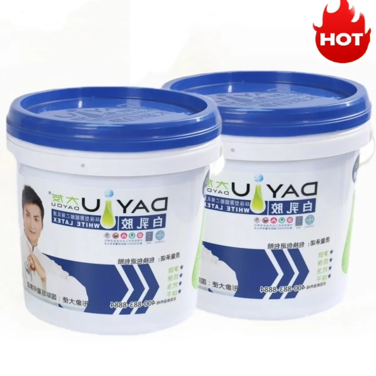 Weatherproof Adhesive Construction Materials Environmental White Glue for Wood