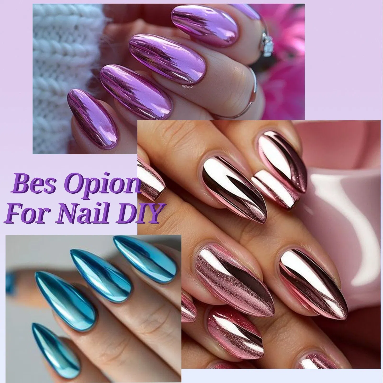 New Amazon Manicure Liquid MCB Laser Magic Mirror Powder Chrome Liquid Magic Art Nail Liquid Set