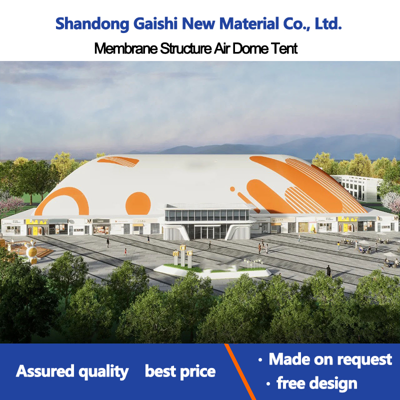 New Inflatable Membrane Structure Stadium Large Air Form Dome Basketball Court Tent