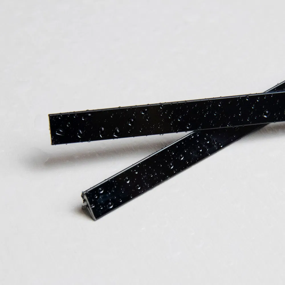 Stainless Steel Black Color T Shape Decorative Metal Wall Trim