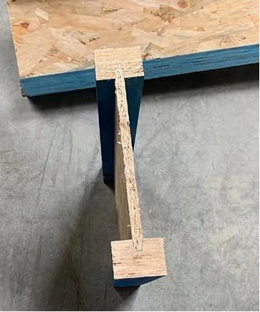Beam Engineered Roofing I Joist Beams 300X63 Structural LVL Wood Beams LVL Flange Wood Joist Hanger Bracket