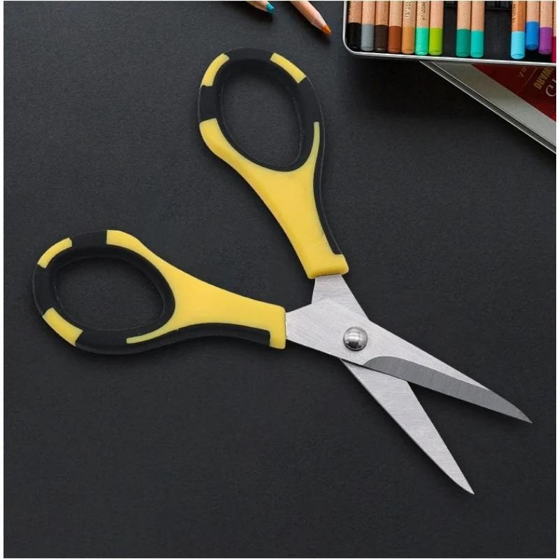 5 Inch Stainless Steel Blade PP Handle Clothing DIY Thread Clipper School Office Scissor Shear for Student Children