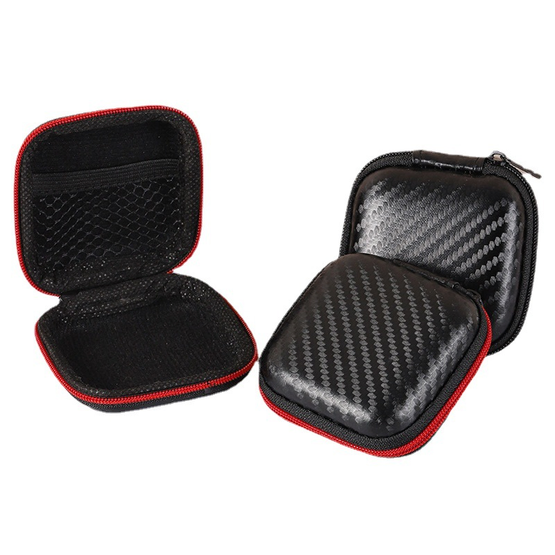 Ea188 Earbud Accessories Cases Professional Carrying Ear Pod Bluetooth Holder Cover Storage Earpod Women for Headphone Luxury EVA Zipper Earphone Case