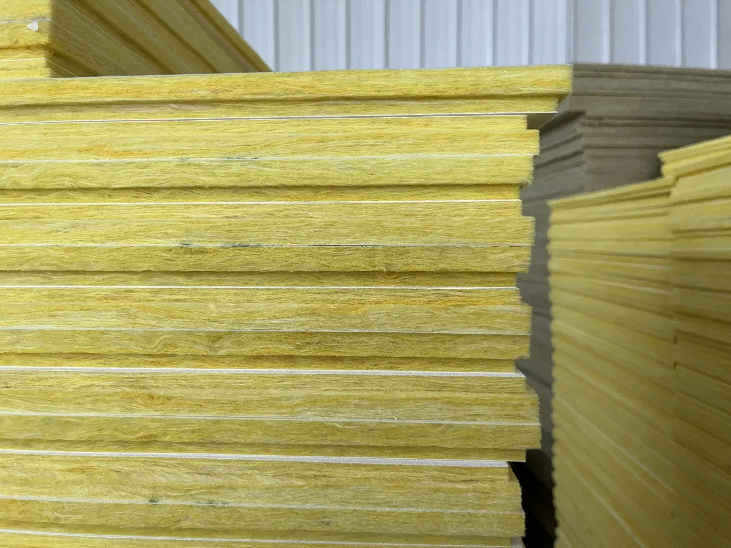 Glass Wool Ceiling Tiles Tegular Edges 603*603 High Density