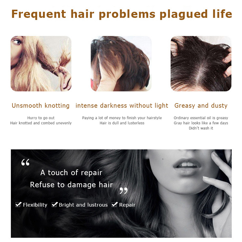 Hot Sale Moroccan Olive Hair Care Essential Oil Repair Improves Hair and Head Care